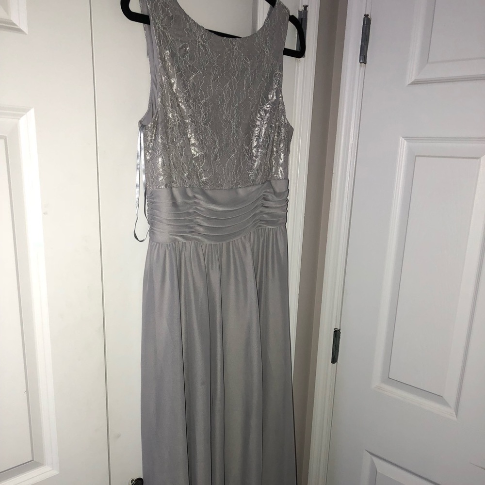 Silver Bridesmaid Dress